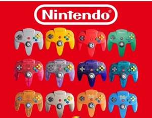 Controller ufficiale Nintendo 64 AUTENTICO PRODUTTORE DI APPARECCHIATURE ORIGINALI N64 telecomando originale NUS-005 - Foto 1 di 55