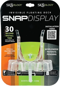 Sk8ology Skateboard SNAP Deck Display Wall Hanger - Bild 1 von 1