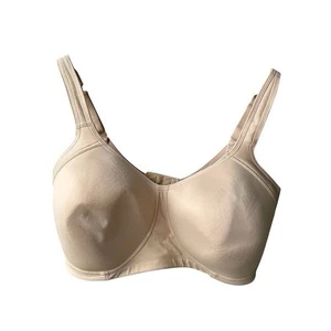 Vanity Fair BH hellbraun beige kabellos abnehmbare Rückenträger Dessous Gr. 38DDD - Bild 1 von 5