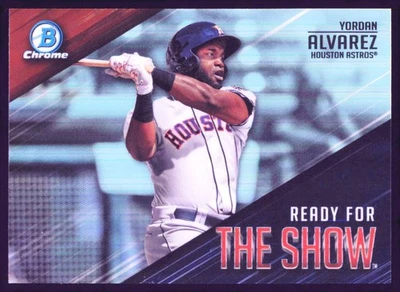 2019 Bowman #RFTS-17 Yordan Alvarez Ready for the Show Houston Astros  - Image 1 of 2