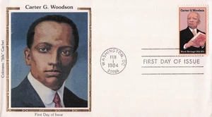 Envelope Vin(1)Washington,DC 1st Day of Issue Carter G. Woodson (#370) - Picture 1 of 1