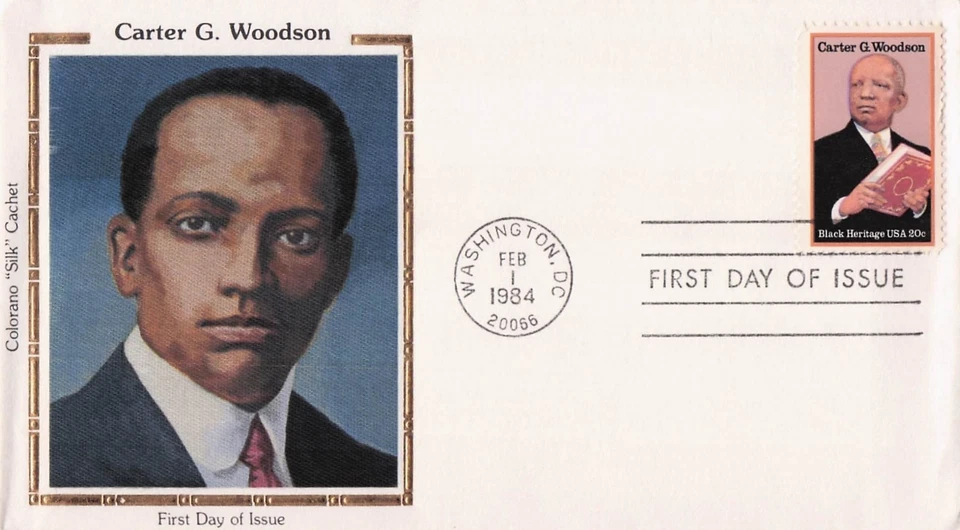 Envelope Vin(1)Washington,DC 1st Day of Issue Carter G. Woodson (#370) - Image 1 of 1