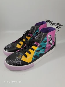 Disney Nightmare Before Christmas Damen-Sneaker Größe 10 mittelhohe Schnürschuhe - Bild 1 von 5