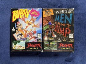 Atari Jaguar Games Lot Bubsy & White Men Can&rsquo;t Jump WOWSERS!!!!