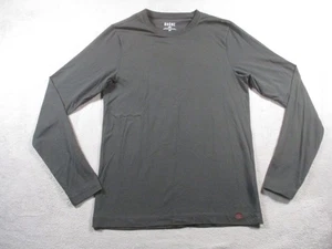 Rhone Shirt Mens Small Black Long Sleeve Performance Crewneck Athletic Tee Top - Picture 1 of 13