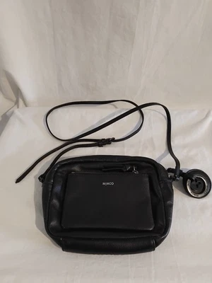 Bolso Bandolera Mimco Cuero Negro  Foto 1 de 4