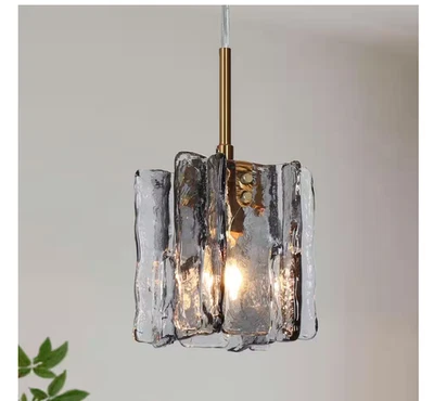 LNC Echonalyri Modern 4.7 in. W Black Pendant Light 1-Light Glam Brass Accent - Image 1 of 4