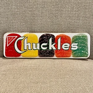 Caja de lata de caramelos Nabisco Rickles vacía de colección RARA 1985 - Hecha en Hong Kong - Imagen 1 de 6