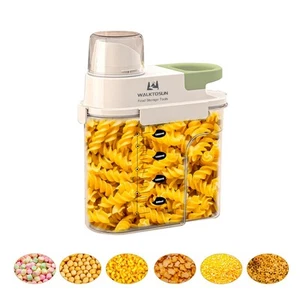Dry Food Cereal Storage Container with Lid Kitchen and Pantry Organization Ri... - Picture 1 of 6