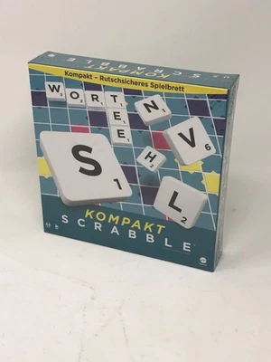 Scrabble Kompakt - Brettspiel - MATTEL - NEU / OVP - Bild 1 von 2