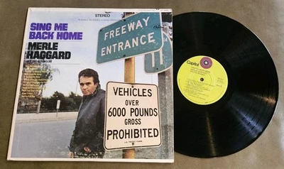 Merle Haggard Sing Me Back Home LP Capitol ST-2848 VG+/EX Vinyl Record 1970 - Image 1 of 3