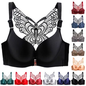 Damenunterwäsche Vordere Schnalle Ohne Stahlring Schmetterlings-Schönheitsrücken - Bild 1 von 15