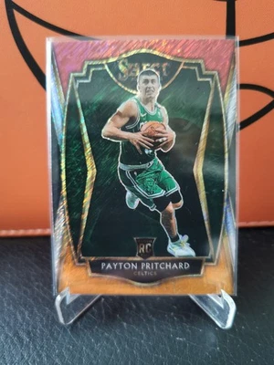 Payton Pritchard Rookie Card Select Red White Orange Shimmer 2020-2021 - Image 1 of 2