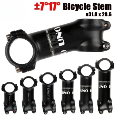 Ultralight Bike Stems 7 17 Degree MTB Road Bicycle Stems 31.8mm 60-130mm Parts - Image 1 of 4
