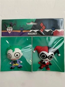 DC Comics Joker & Harley Quinn Magnet Set - Picture 1 of 2