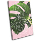 Tropical Monstera Leaf Exotic Floral SINGLE TOILE murale ART Photo Print