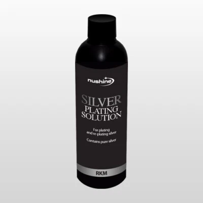 SOLUCIÓN DE CHAPADO EN PLATA NUSHINE - PLACA/REPLATA TUS CENICEROS - 100 ml chapado Foto 1 de 4