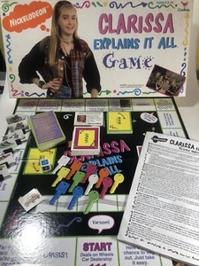 Vintage 1994 Clarissa Explains It All Board Game 100% Complete Cardinal Nick - Picture 1 of 9