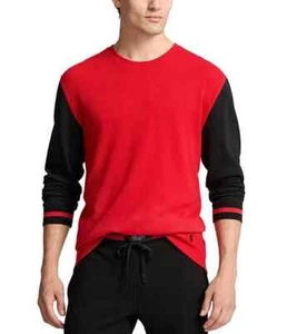 Polo Ralph Lauren Thermal Shirt Mens Red Polo Player Waffle Knit LARGE NWT - Picture 1 of 4
