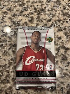 2003-04 UPPER DECK GLASS SEALED HOBBY PACK LEBRON ROOKIES