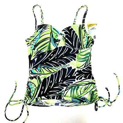 Traje de baño deportivo Speedo para mujer Tankini Active espalda deportiva traje de baño top de natación  Foto 1 de 3