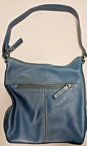Relativity Dark Green /Almost Blue Purse Genuine Leather Time To Change Purses - Picture 1 of 9