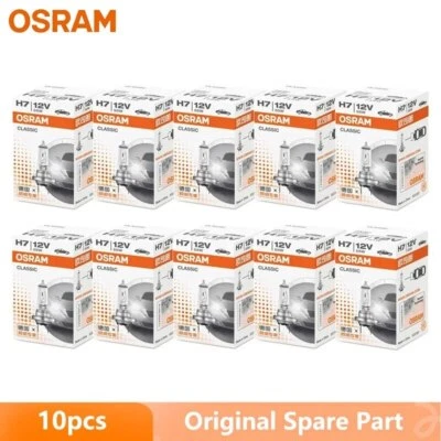 10pcs Osram H1 H4 H3 H7 Original Car Headlight Fog Lamp Halogen Globes 12V 3200K - Image 1 of 4