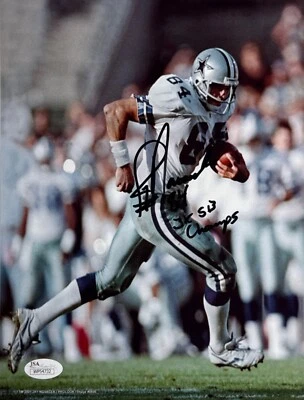Jay Novacek Signed 8x10 Dallas Cowboys Photo '3x SB Champs' JSA WP54732 - Image 1 of 2