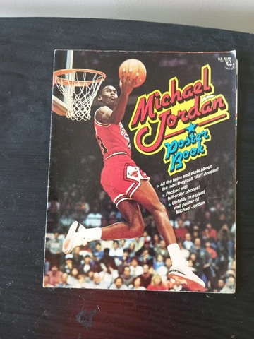 MICHAEL JORDAN FOLD OUT POSTER BOOK 1990 KIDSBOOKS CHICAGO BULLS Cover