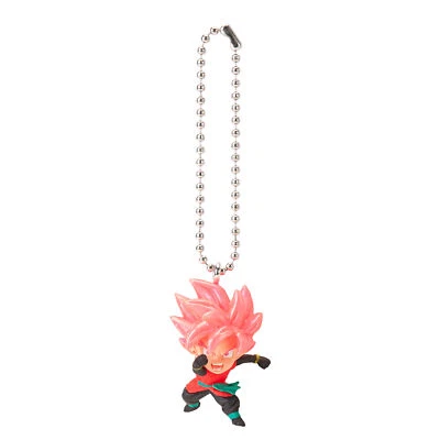 BANDAI Dragon Ball Super UDM The Best 21 Xeno Super Saiyan God Beat Figure Keychain