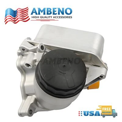 Engine Oil Filter Housing w/ Oil Cooler for BMW 128i 328i 335i 528i 530xi X3 Z4 - Image 1 of 4