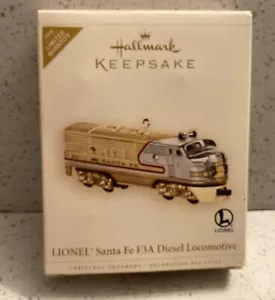 Hallmark Keepsake Ornament Lionel Santa Fe F3A Diesel Locomotive Repainted 2006 - Picture 1 of 2