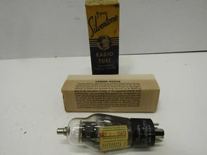OLD VINTAGE VACUUM RADIO TUBE SUPER SILVERTONE 6T7G RADIO TUBE PART 1940 - Picture 1 of 3