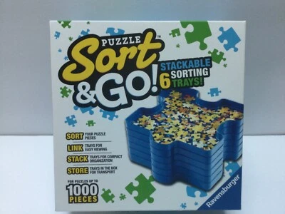 Ravensburger Sort & Go Puzzle Stackable Sorting 6 Trays - image 1 of 4