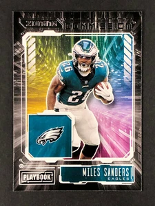 Miles Sanders Zoning Commission 2021 Panini Playbook Football Philadelphia - Picture 1 of 2