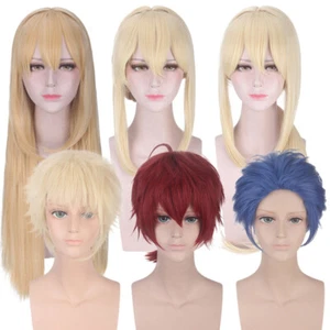 Cosplay Violet Evergarden Gilbert Claudia Cattleya Iris Wigs Halloween Hairpiece - Picture 1 of 11