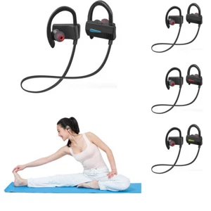 Bluetooth Wireless Headset Stereo Headphone Earphone Sport Handfree Universal - Picture 1 of 26