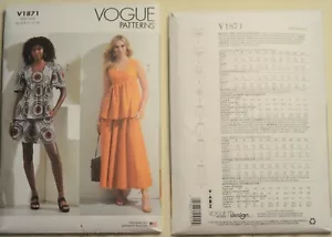 Patrón Vogue - V1871 - Prendas para el torso, pantalones cortos y falda de Misses - Imagen 1 de 1