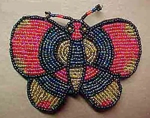 Schmetterling Haarspange Haarspange handgefertigt Rosegold schwarz - Bild 1 von 1