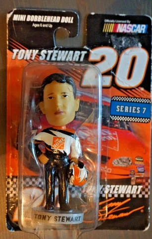 Nascar Tony Stewart 20 Mini Bobblehead Doll Series 7 Cover