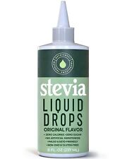 Stevia Liquid Drops 8 Fl oz 1823 Servings Pure Concentrated Drops with Zero C...