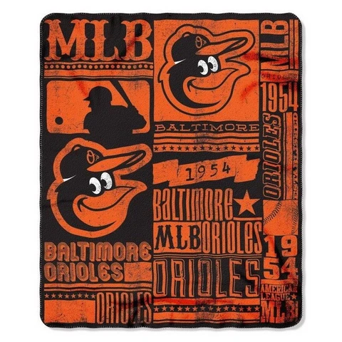 Balitmore Orioles 50" x 60" Painted Fleece Throw Blanket by Northwest Cover