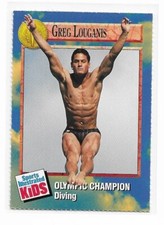 Greg Louganis 1992 Sports Illustrated for Kids #59 Diving Card Excellent