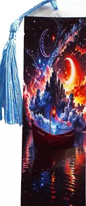 PALACE OF FORGOTTEN DREAMS,CASTLE,MOON,MYSTICAL -UNIQUE LAMINATED BOOKMAKE - Picture 1 of 1