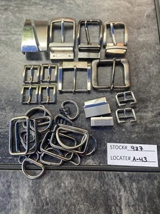 VINTAGE LOT OF BUCKLES, BUCKLE RINGS, arts & crafts, FREE SHIPPING. - Picture 1 of 5
