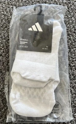 ADIDAS FORMOTION RUNx4D White RUNNING SOCKS Size M - Image 1 of 3