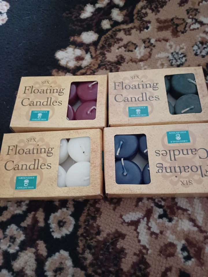 Superelite Floating Candles BULK Quantities - 4 Hr - mixed colours 6 x 4 - Image 1 of 1