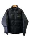 BEN DAVIS/Down jacket/L/Faux leather/BLK/Plain/T-23780039