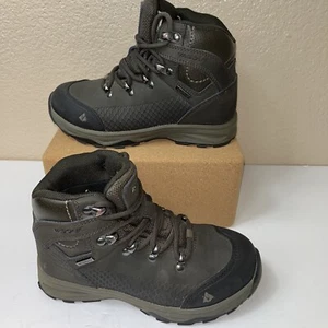Vasque St. Elias Hiking Boots Shoes Kids Size 1 Leather Waterproof Gray - Picture 1 of 7