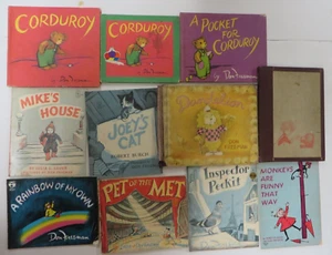 Vintage Lot 11 DON FREEMAN Books Corduroy Pet of the Met Joey's Cat Mike's House - Picture 1 of 23